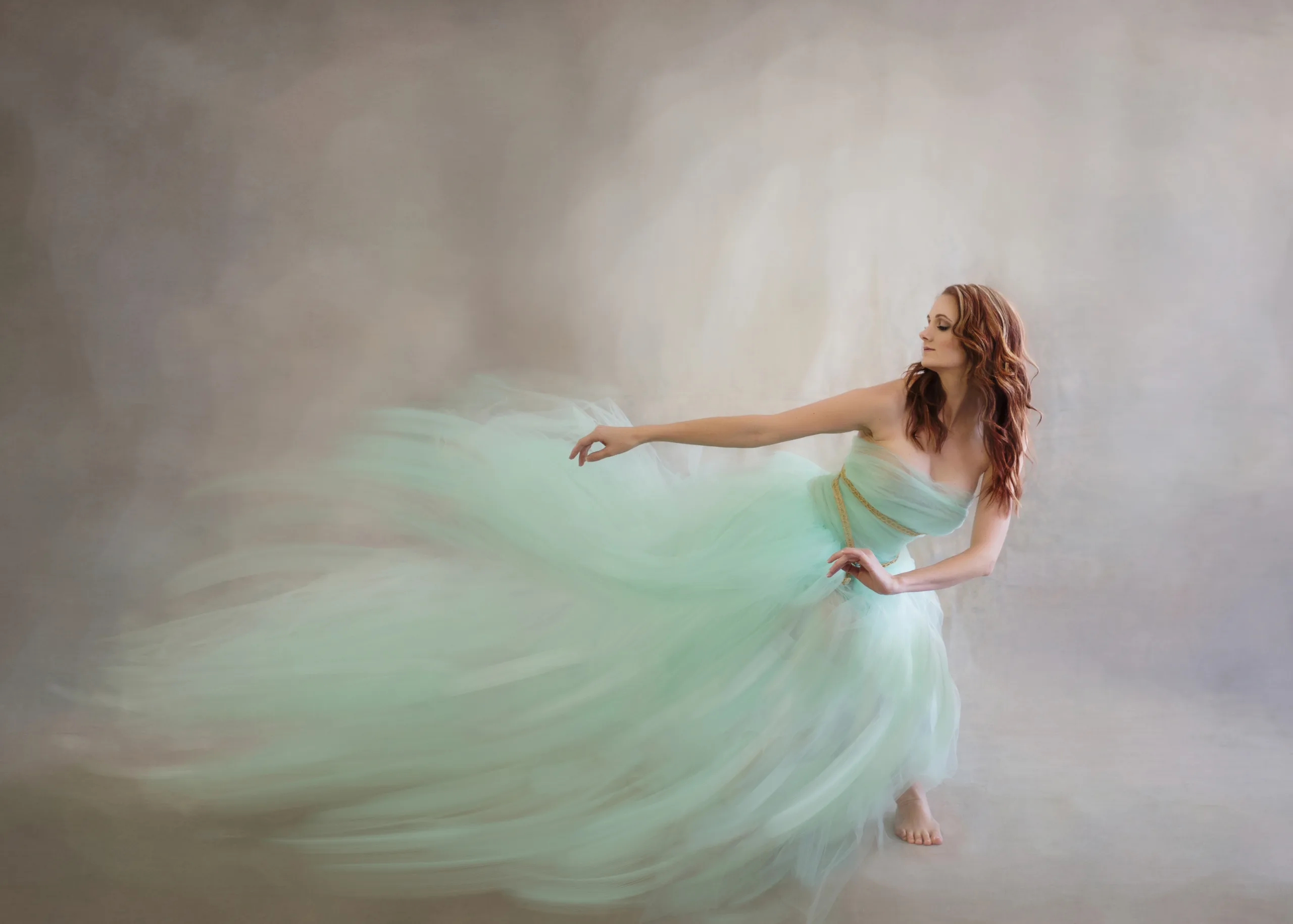 painted portrait ballet